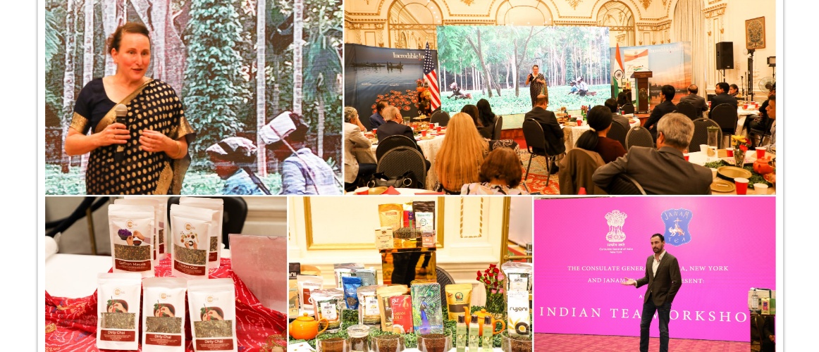  Consulate General of India, New York in association with Janam Tea organised Indian Tea promotion event and showcased innovations & varieties of Indian tea