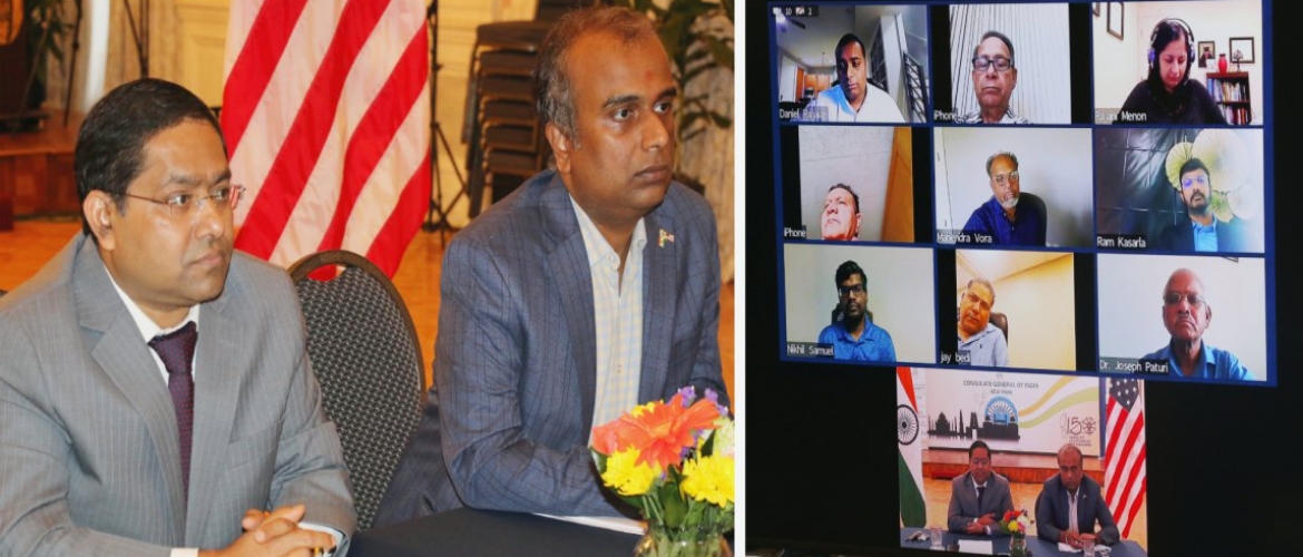 Virtual welcome to Consul General Randhir Jaiswal by Ohio Indian Community on August 03, 2020