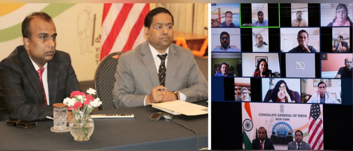  Virtual welcome to Consul General Randhir Jaiswal by Telugu Association of North America (TANA) on August 19, 2020