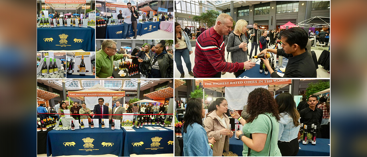  Indian Wines showcase at Jersey City Wine Fest, March 2024