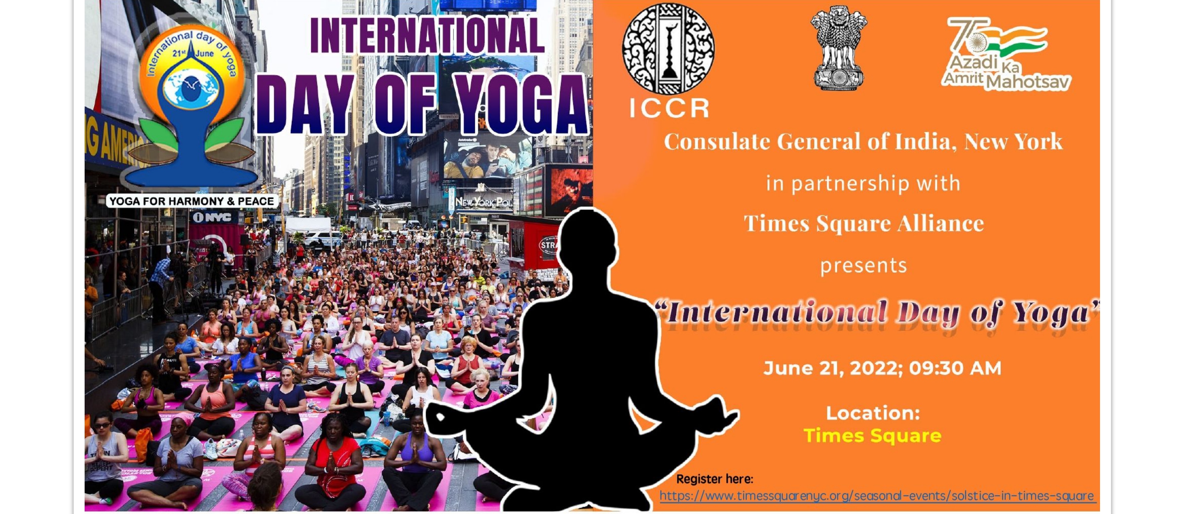  Celebration of International Day of Yoga at Times Square
