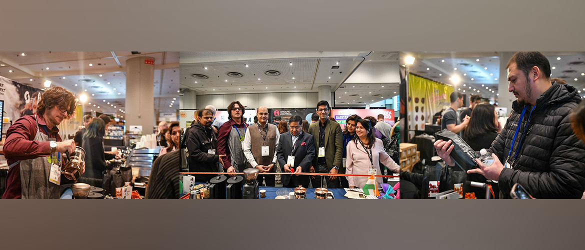  Consul General inaugurated Indian Booth for Araku Valley Coffee at the New York Coffee Fest at Javits Center, New York