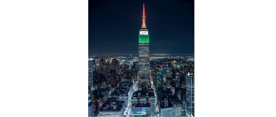  Empire State Building, New York displayed Tricolor on the occasion of India’s 75th Independence Day