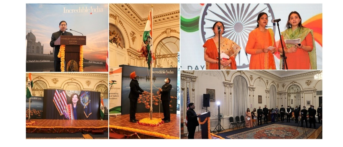 Celebration of  73rd Republic Day of India at the Consulate on January 26, 2022
