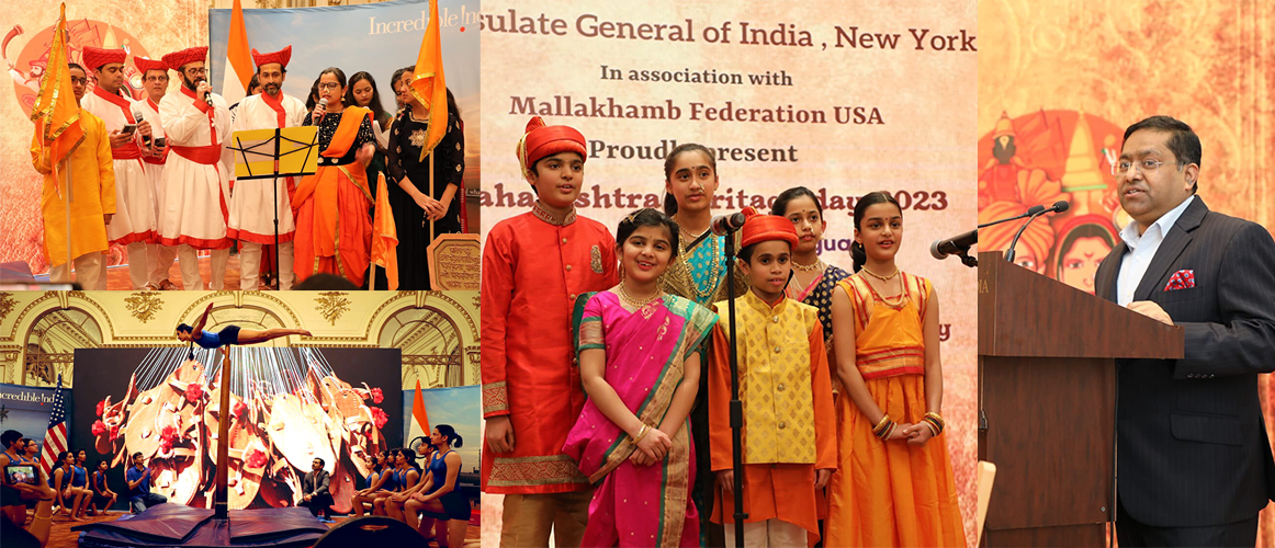  CGI,NY in association with  Mallakhamb federation USA celebrated Marathi language and culture on the occasion of International Mother Language Day 2023 at the Consulate.