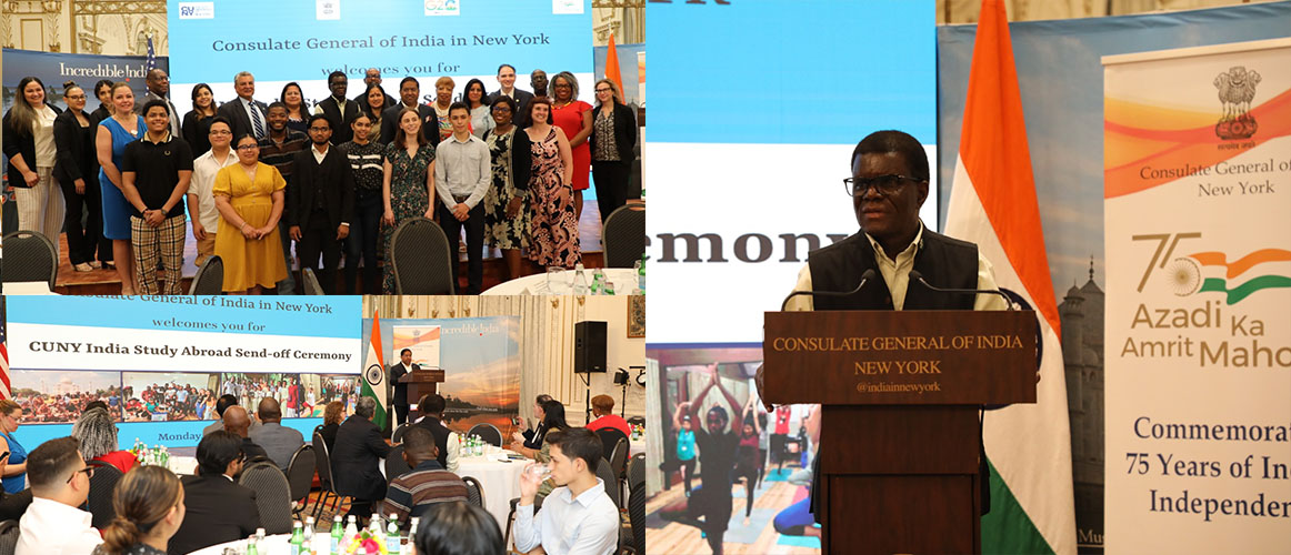   CGI, NY hosted CUNY - India study abroad Sendoff Ceremony at the Consulate.