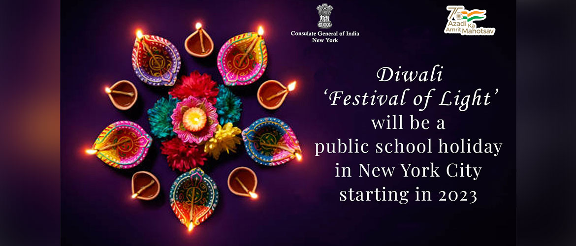  Diwali ‘Festival of Light’ will be a public school holiday in New York City starting in 2023