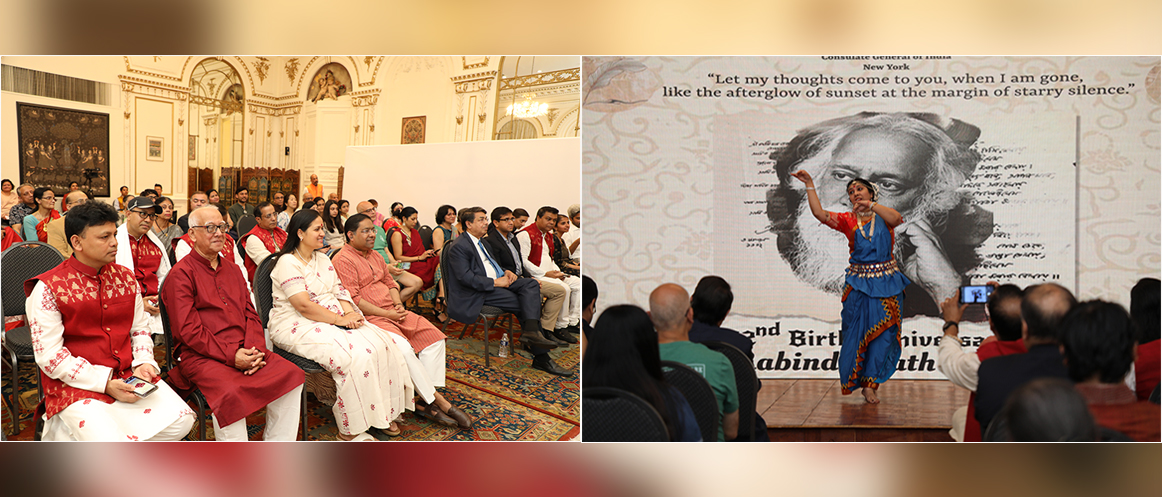  162nd Tagore Jayanti Celebration at the Consulate.