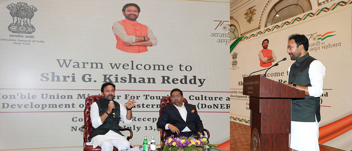  CGI,NY hosted Community Interaction with Shri G Krishna Reddy, Hon'ble Union MInister for Tourism, Culture and DoNER